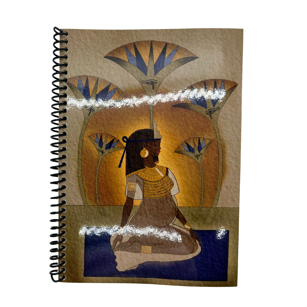 Fertile Lotus Spiral Bound Journal