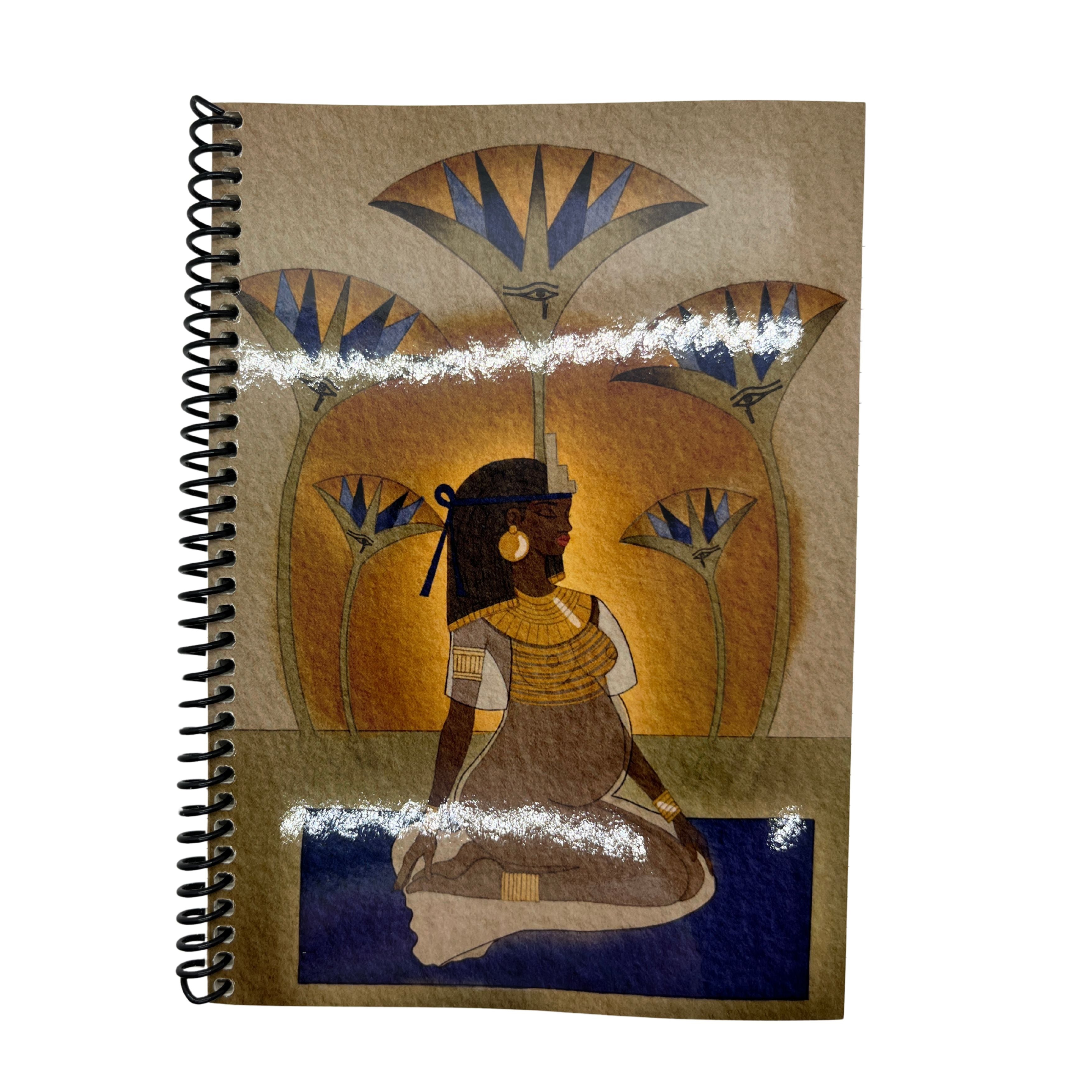 Fertile Lotus Spiral Bound Journal
